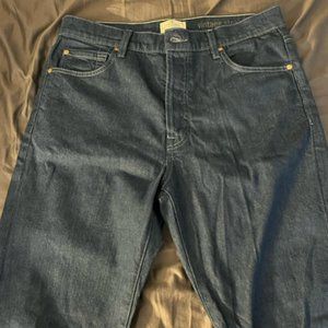 7 For All Mankind Vintage Straight Jeans Blue Size 33